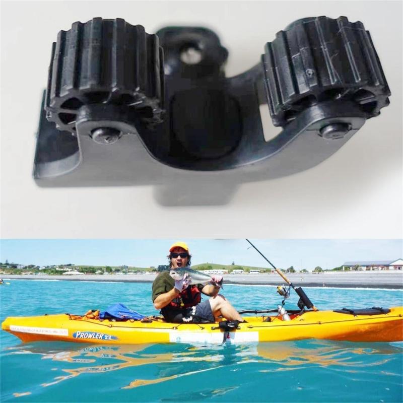 2x Summer Canoe Paddle Holder Track Mount Accessories Kayak Oar Holder Compatible for Fast Holding Paddle Fishing Gears