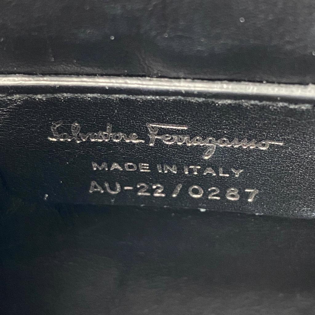 Used Salvatore FerragamoShoulder Bag Black Leather Women