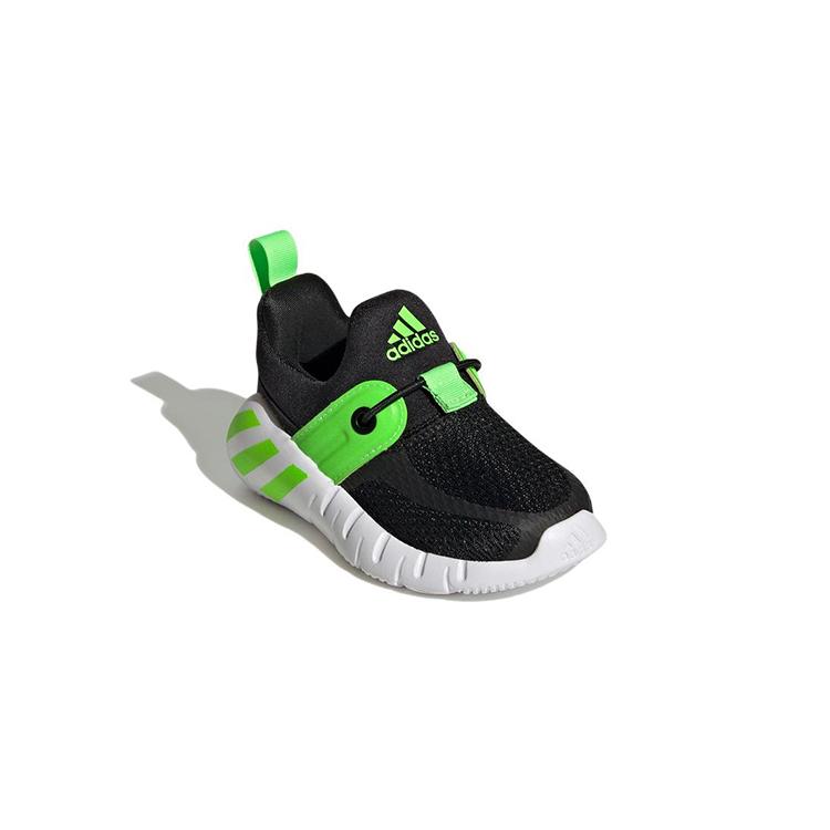 New Adidas Rapidazen I Wear-Resistant Low-Top Toddler Shoes Black Green Infant And Toddler GY6654
