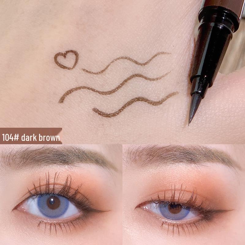 xixi Clear Creamy Blue Eyeliner & Under-eye Highlighter with Glittering Rhinestones - Party Makeup for Students