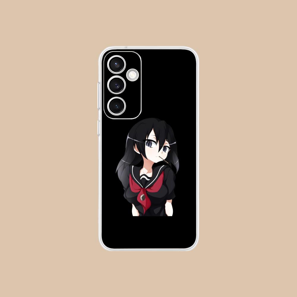 Akame Kurome Clear Mobile Phone Case for Samsung Galaxy S25 S24 S23 S22 S21Plus FE Ultra Colorful Cover