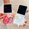 Colorful Embossed Effect Watercolor Flower Phone Case For Xiaomi Mix Flip Xiaomi Mix Flip Slim Camera Protect Cover