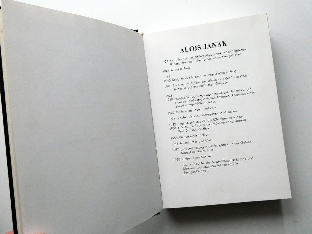[USED] Used ALOIS JANAK Works Collection 1990 Foreign Book