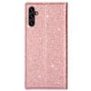 Für Samsung Galaxy A55 5G Handytasche Glitter PU Leder Stand Kartensteckplätze Abdeckung