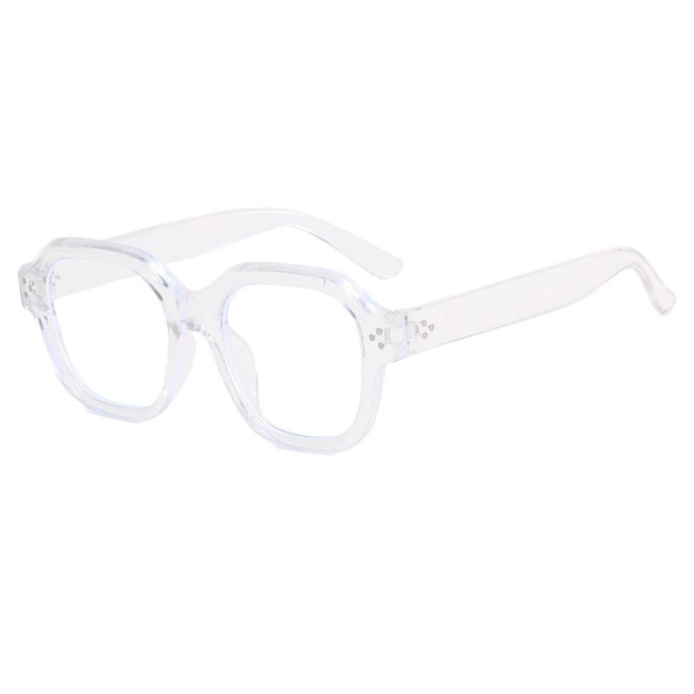 Square Shape Anti Blue-ray Glasses Retro Large Frame Eyewear Blue Light Blocking Glasses Women/Men
