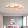 Modern Minimalist Children's Room Led Ceiling Lamp Nordic Creative Bedroom Warm Love Cloud Lights Lighting Fixtures Pink Lustre