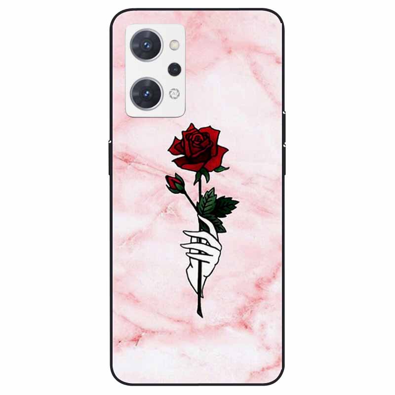 For OPPO Reno 9A 7A Case Soft TPU Fashion Marble Silicone Bumper Covers for OPPO Reno 9 A 5G CPH2523 Reno7A Protector Reno9 A