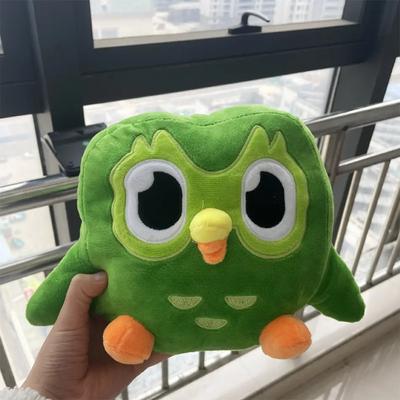 20cm The Green Owl Cartoon Anime Plush Lovely DuolingoToy Soft Stuffed Animal Plushie Dolls Children Birthday Gift
