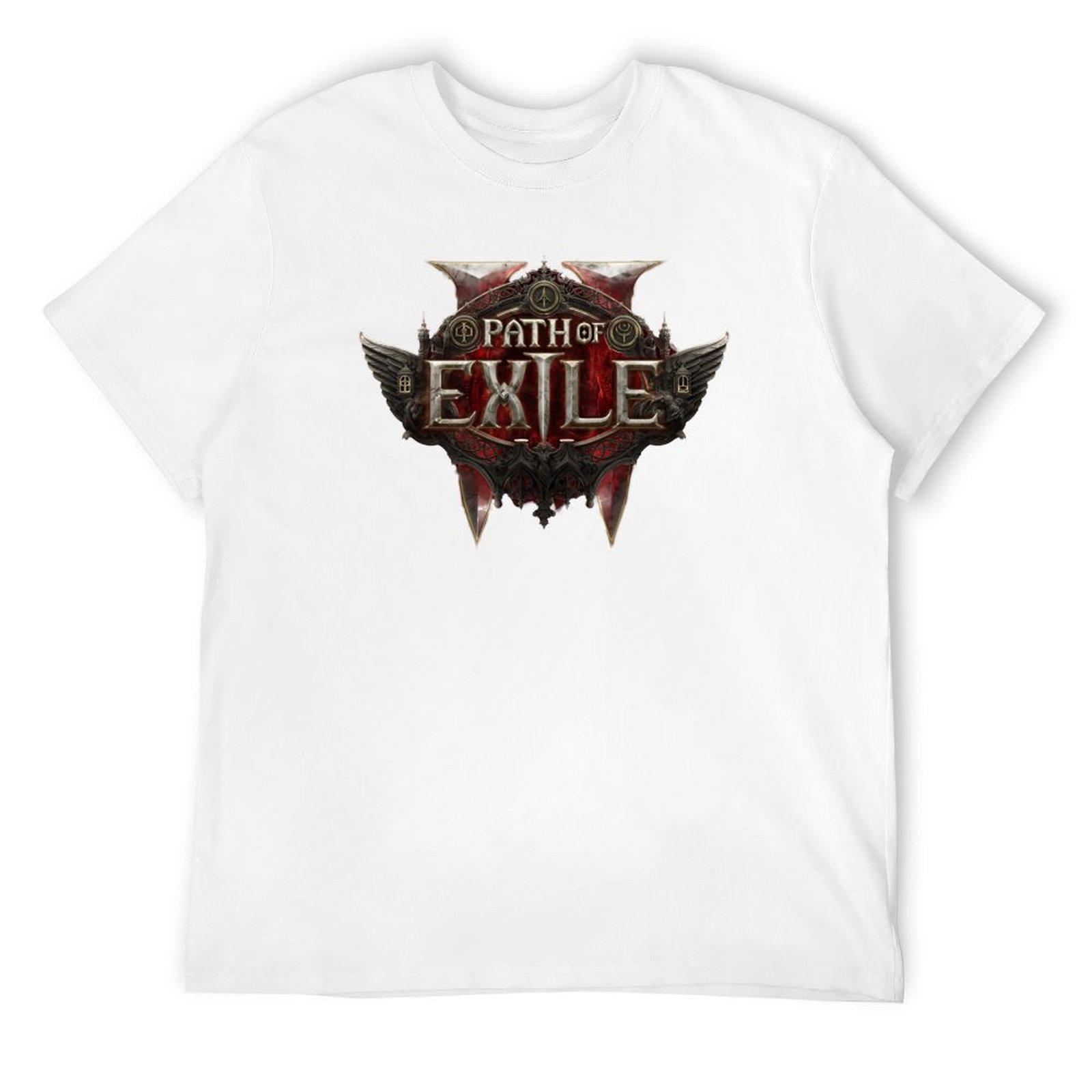 

Футболка Path of Exile 2 чорна мила топи аніме речі одяг на день святого валентина футболки для чоловіків бавовна круглий виріз чоловіча футболка з принтом 2XL