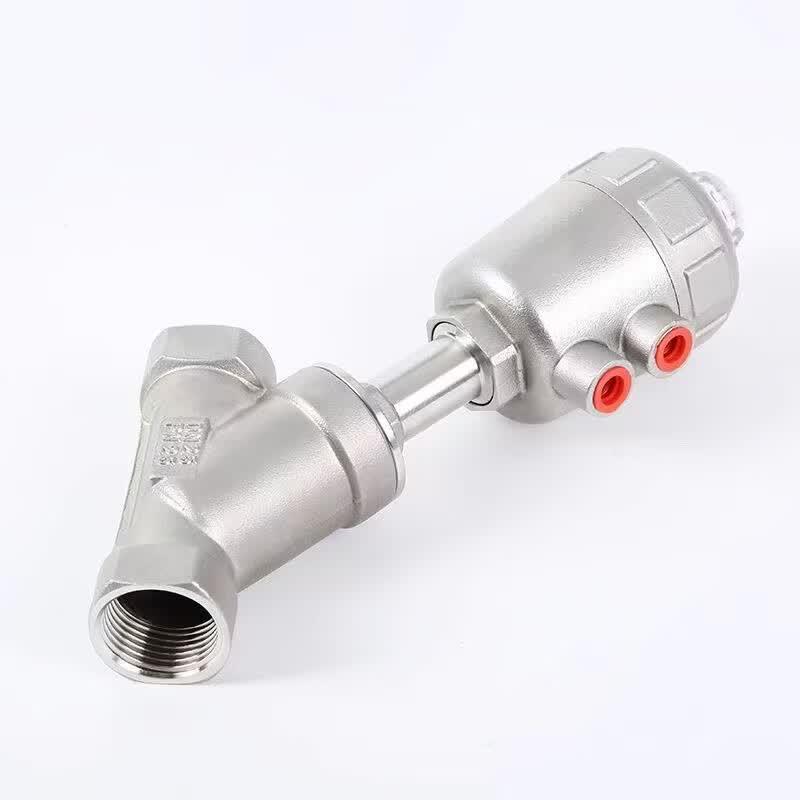 Pneumatic Threaded Angle Seat Valve