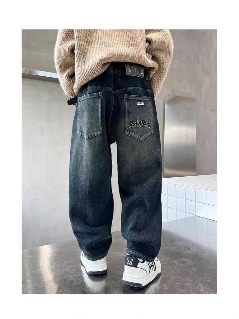 Boys' Trendy Denim Pants for Spring and Autumn - Street Style