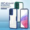 Lyxigt 360 Helskärmsskyddsfodral För Samsung Galaxy A54 A53 5G A34 A13 A52 A33 A51 A12 A52S A71 A32 Mjukt Silikon Stötfångarfodral
