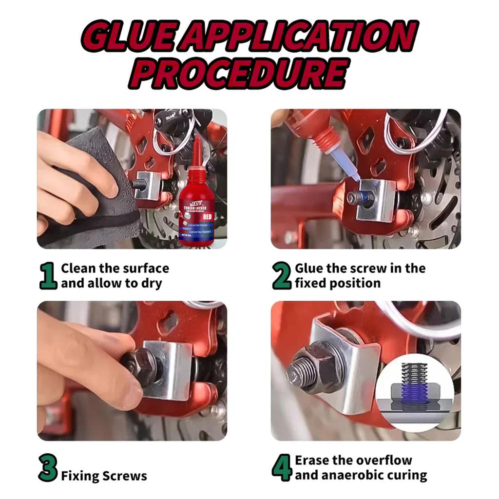 10g Anaerobic Screw Glue Strong Anti-slip Fastening Thread Locker High And Low Strength High-Temperature-Resistant Removable