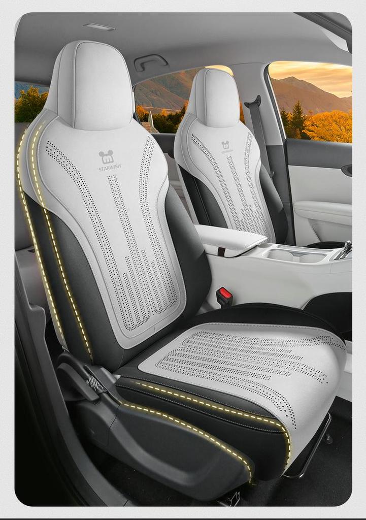 Suede Seat Covers for 26 Geely Xingyuan Models - Four Seasons Use