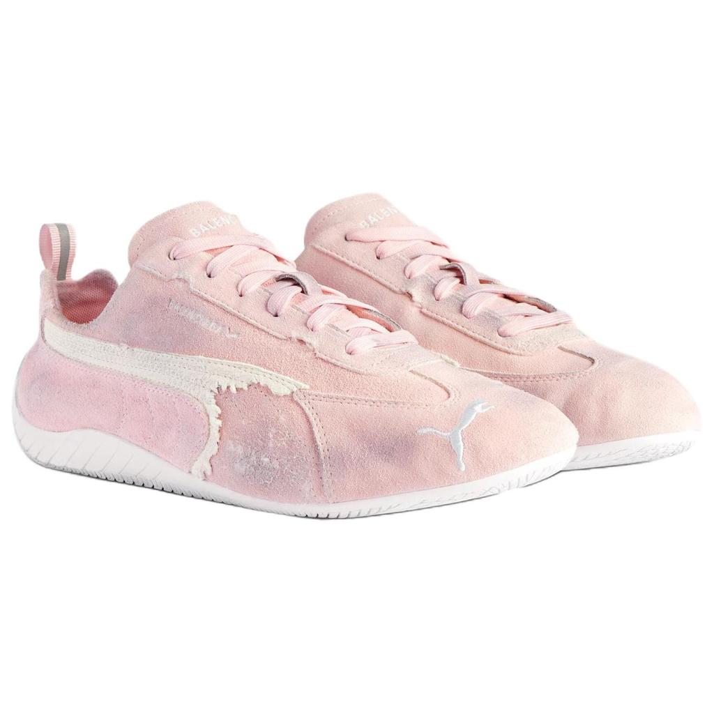 Balenciaga x PUMA Collaboration Speedcat Low top Casual Shoes Women's Pink 847146WSDSD5090