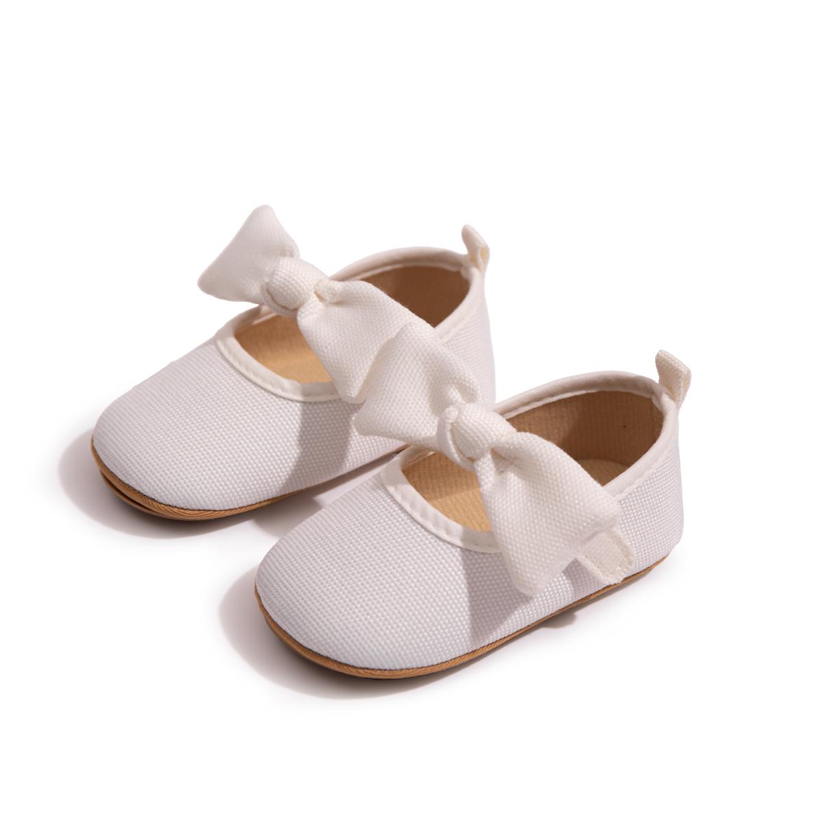 

Newborn PU Baby Girl Shoes Princess Bowknot Rubber Sole Anti-Slip Dress Shoes First Walkers Toddler Crib Shoes Moccasins 20