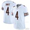 NFL Chicago Bears 4 Swift Football Jersey Men All Season Sports Uniform