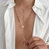 IngeSight.Z 3 Stück/Set Hip Hop Punk Jesus Kreuz Anhänger Halskette Herren Trendiges Metall Quaste Schlüsselbein Choker Party Schmuck Männliche Geschenke