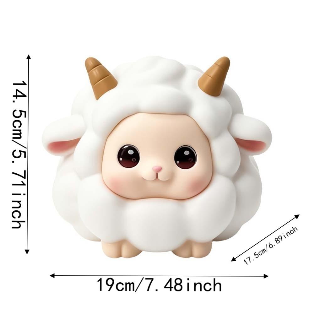Large Capacity Vinyl Money Box Eco-friendly PVC Kids Coin Pot Unbreakable Saving Jar Little Girls