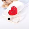 Blucome Creative Care Heart-Shaped Stethoscope Brooch Nurse Coat Collar Clip Badge Enamel Corsage Accessories