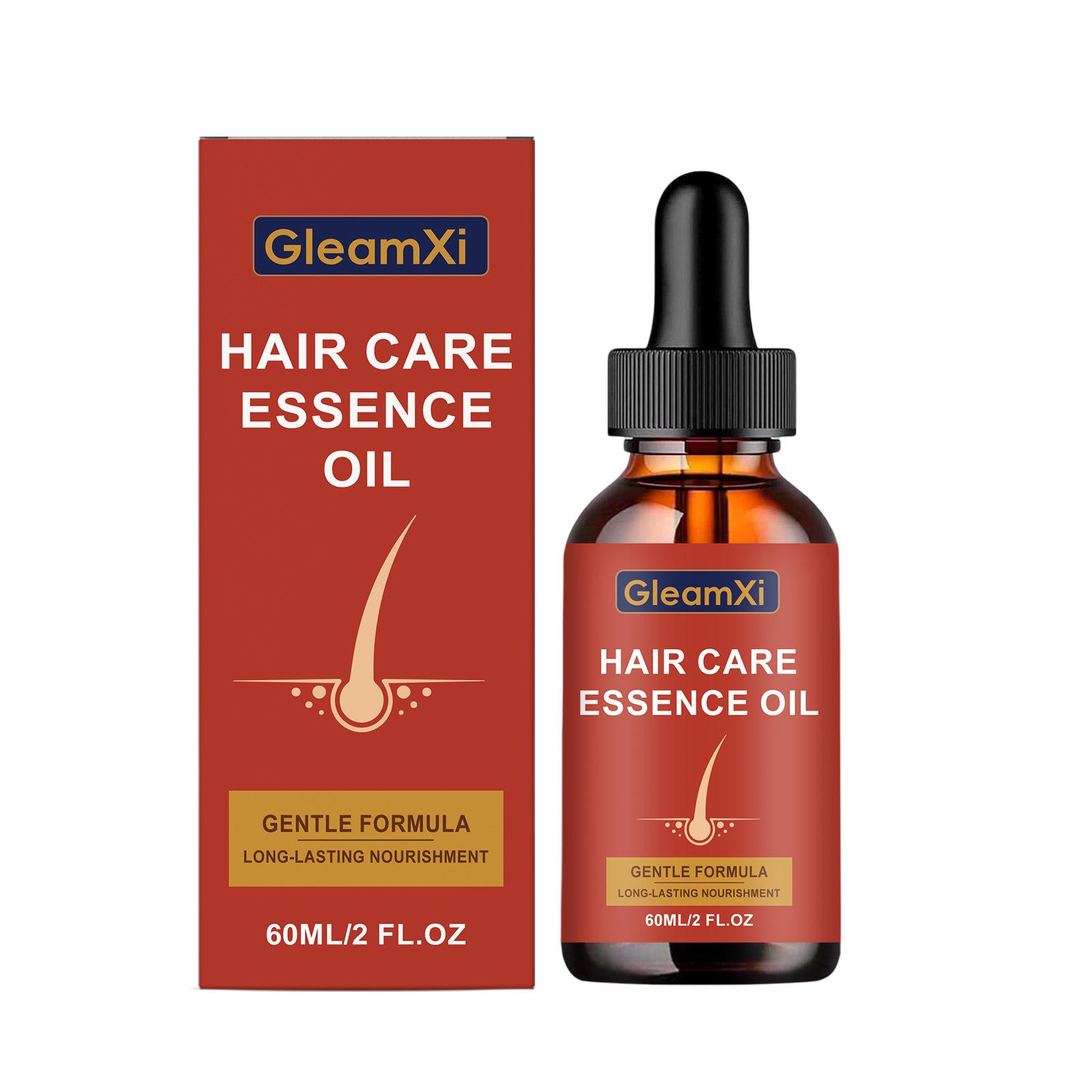 GleamXi Масло для волос с экстрактом розмарина для сухих, секущихся кончиков - Нежное впитывание и гладкий уход