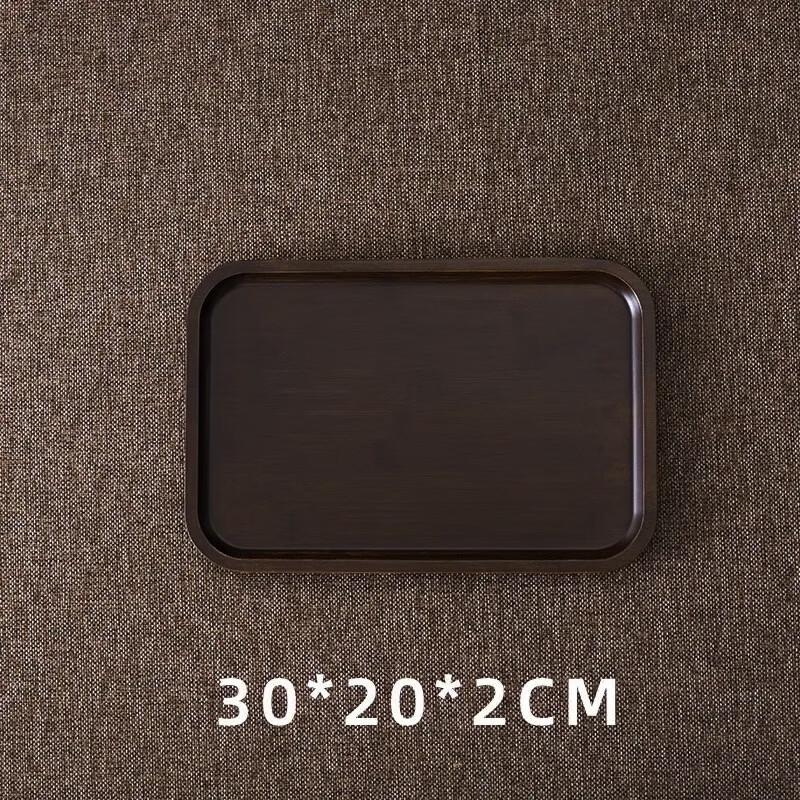 Bamboo Wood Serving Tray Large Long Tray (30x20x2CM)