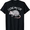 Ich Liebe Mein Opossum Katze T-Shirt für Männer Frauen Mädchen Kinder