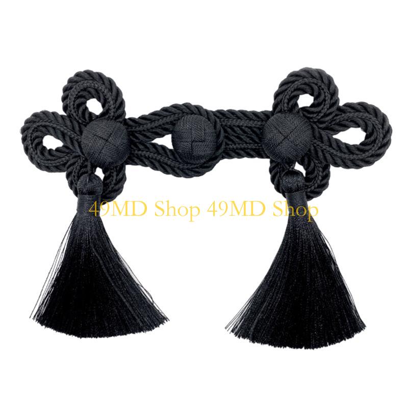 

49MD Versatile and Exquisite Chinese Buttons Embellishment for Cheongsam Dresses Adding Touch of Sophistication