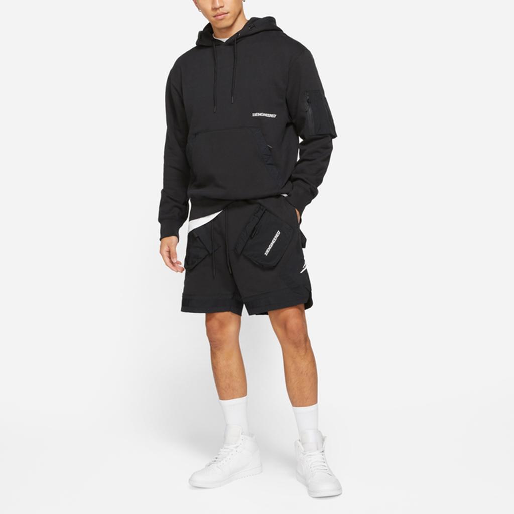Air Jordan Athleisure Casual Sports Breathable Cargo Shorts Black Men's DA7203-010