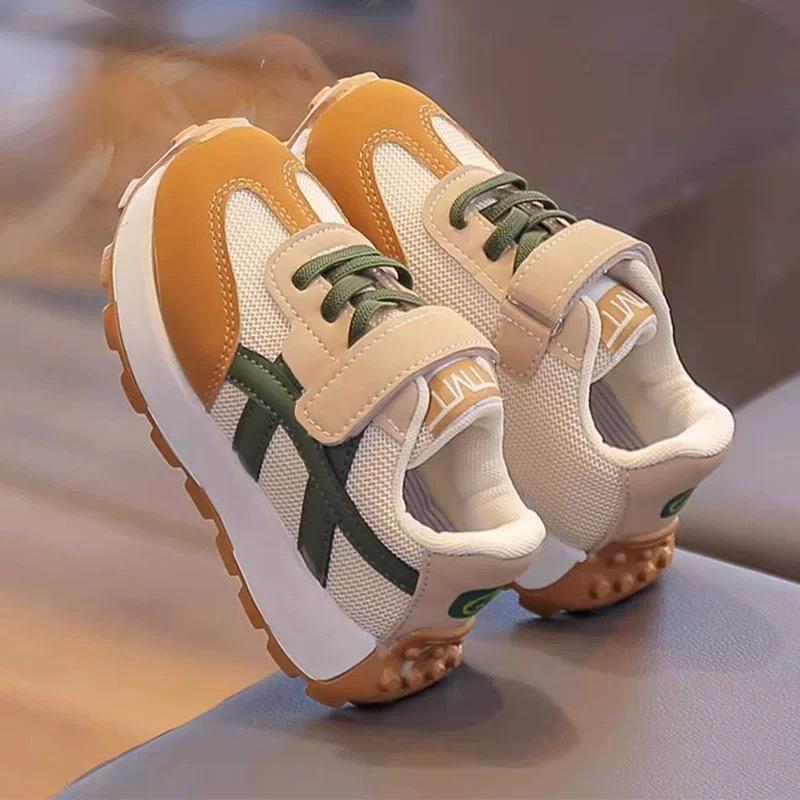 Boys shoes 2025 spring and autumn new children's sports shoes winter velvet dad shoes boys baby soft-soled Forrest Gump shoes