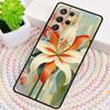 Colorful Flower Lily Phone Case for Samsung Galaxy note 10 pro S26 Ultra S23 S24 FE S25 S21 S22 PLUS shockproof Cove