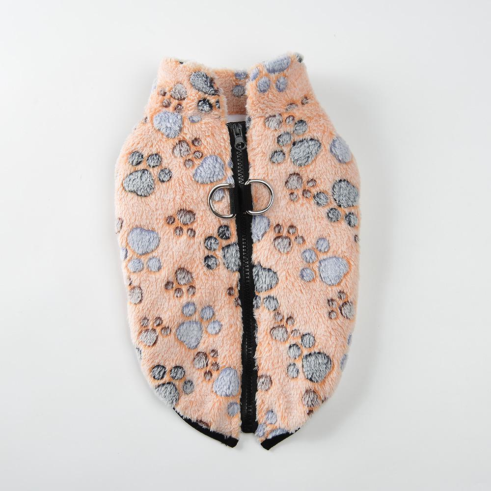 

Leashable Dog Zipper Jacket - Cross-Border Sweater for Teddy, Bichon, Chihuahua - Autumn/Winter Pet Clothing Extra Small