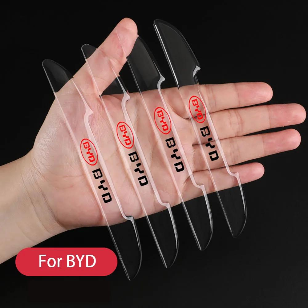 

4PCS Car Door Anti-collision Strip Auto Accessories For BYD Atto 3 Act Seal Tang F3 E6 Yuan Song Plus EV F0 Qin Han Dolphin S6