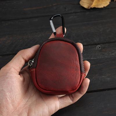 Porte-monnaie Petit Fermeture éclair Cuir Synthétique Imperméable Boucle Suspendue Portable Sac à Monnaie Sac de Rangement pour Pièces de Monnaie Portefeuille Vie Quotidienne