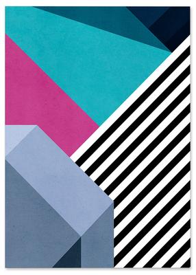 Geometric Poster Graffiti Wall