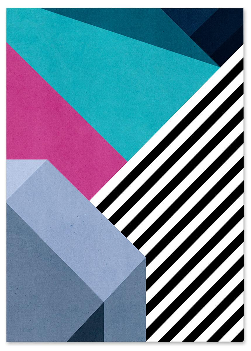 

Plakat geometryczny ściana graffiti 30x40 cm