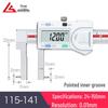 Stainless Steel Digital Vernier Caliper 10-150mm for Inner/Outer Groove Measurement