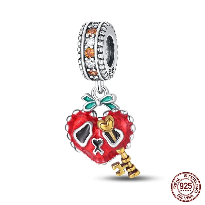 Copper Halloween Series Charms Luminous Pumpkin Demon Skull Beads For Fit 3Mm Original Bracelet Diy Jewelry