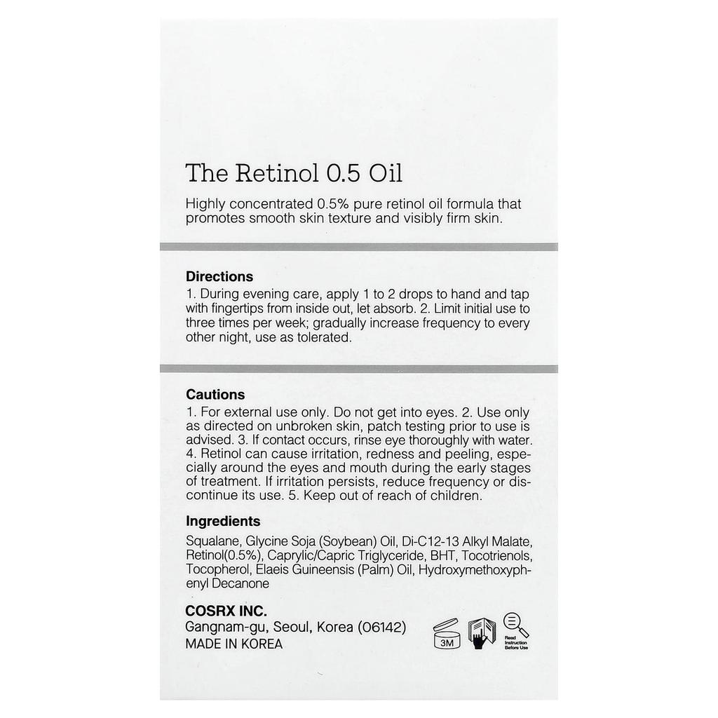 The Retinol 0.5 Oil, 20Ml(0.67Fl Oz)