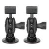 2pcs Small Dash Camera Mount Bracket Dashboard Recorder Sucker 360 Degree Adjustable Universal PartsSlot