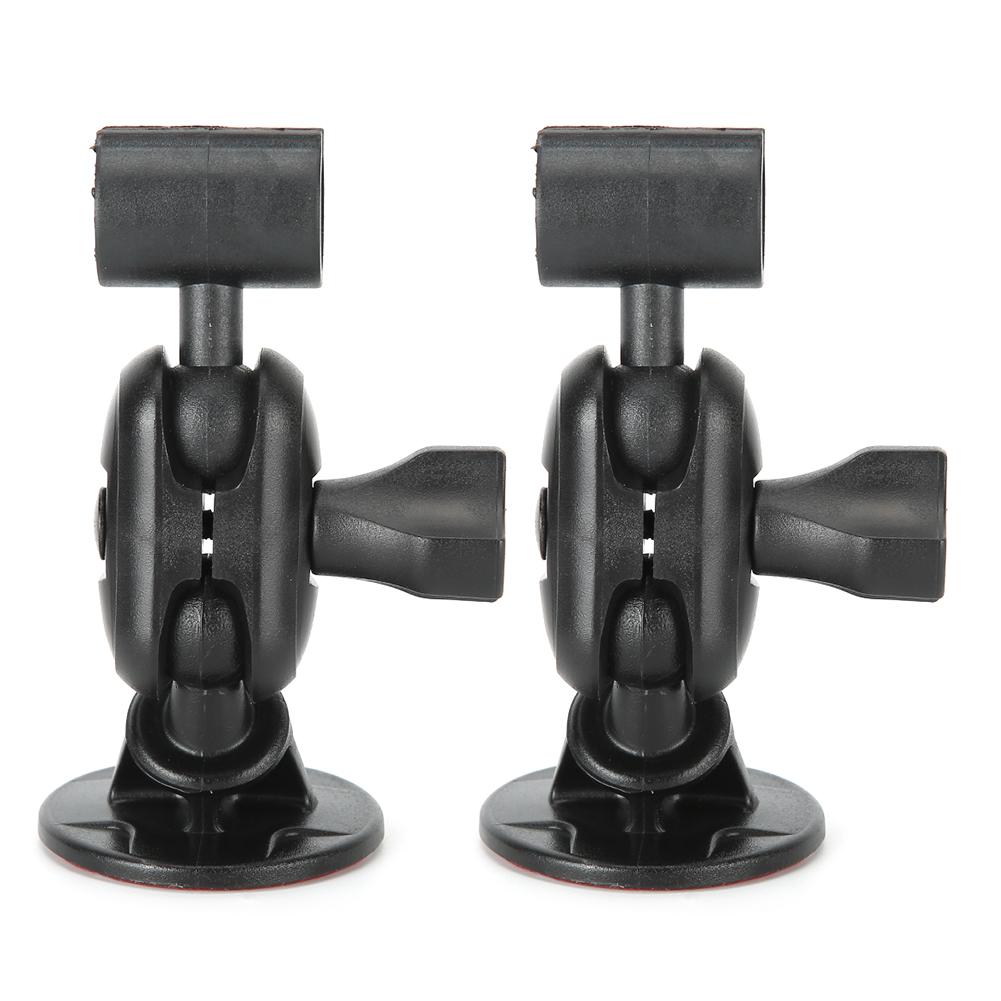 2pcs Small Dash Camera Mount Bracket Dashboard Recorder Sucker 360 Degree Adjustable Universal PartsSlot