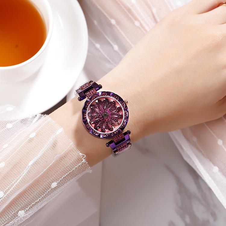 TikTok Trendy: Dámske hodinky Fortune s diamantmi, quartzové, vodotesné