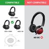 Headset Replacement Ear Pads Comfortable Sponge Earmuffs Quick Installation for MDR-10RBT 10R 10RNC