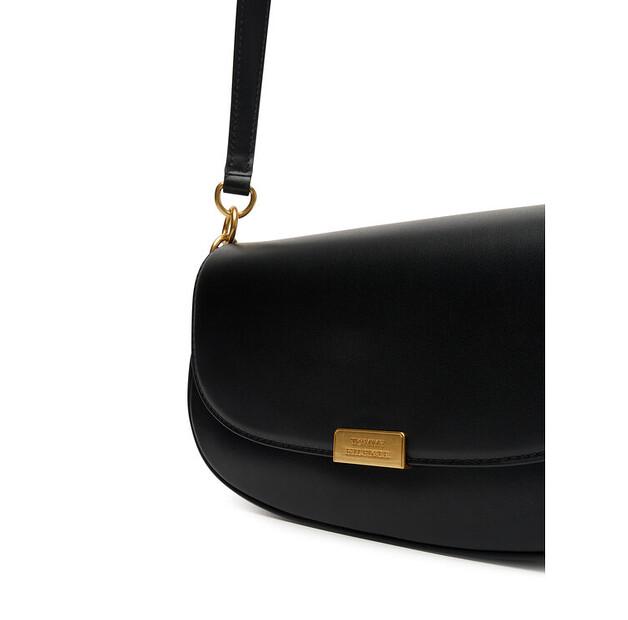 Bag Tommy Hilfiger Tommy Hilfiger Iconic Leather Crossover AW0AW18204 Black