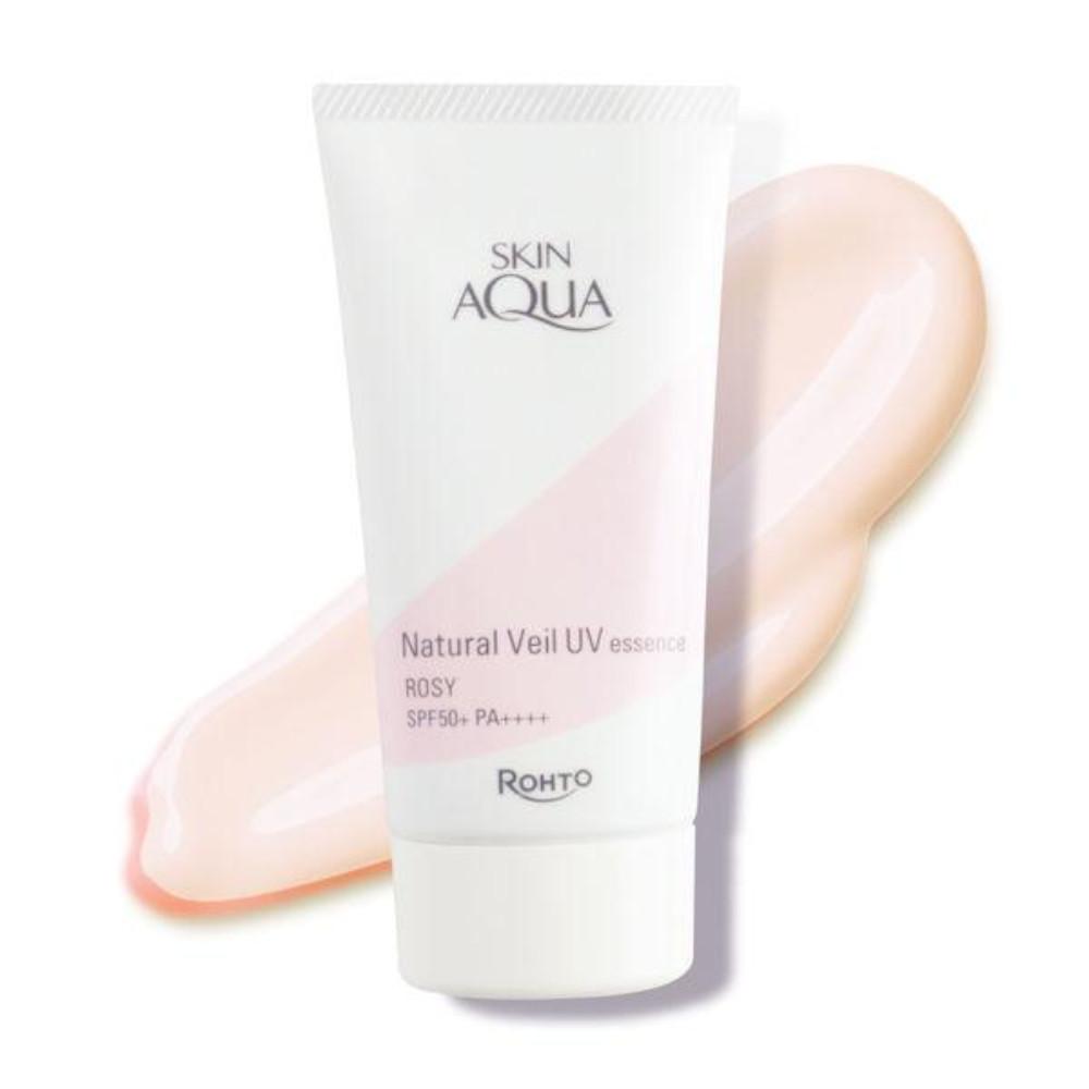 

Rohto Skin Aqua Natural Veil UV Essence Clear White Rose 50g Rose