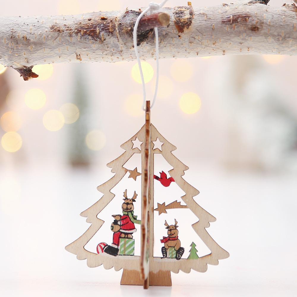 

Elegant Handcrafted Wooden Christmas Decorations Featuring Bells Trees And Stars Designs Christmas Tree