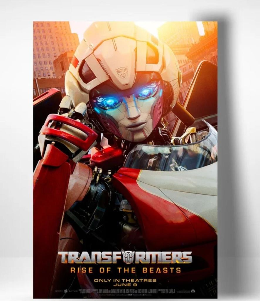 Transformers Rise of the Beasts Metal Poster, Movie Wall Art 20x30cm