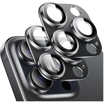 9H Tempered Glass Camera Lens Protector for Iphone 15 Pro Max 14 Plus 13 Mini 12 11 Iphone15 15Plus 14Plus Protection Aluminum Cover Phone Accessories