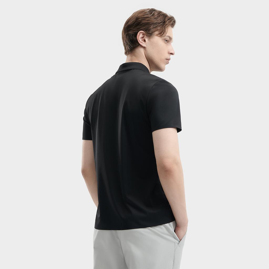 New FILA Polo Shirts Men's Jet Black F11M422104FBK