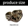 Unique Love Cross Design Ring For Women Adjustable Minimalist Finger Jewelry Elegant Rings Adornment Gift For Her